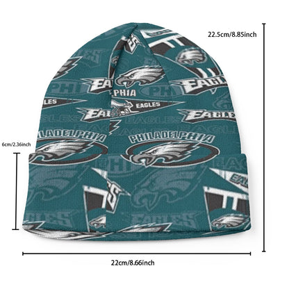 Philadelphia Football Game Day All-Over Print Knitted Hat