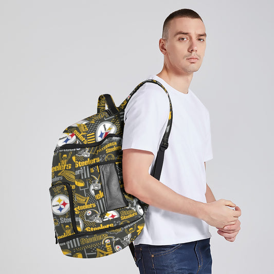All-Over Print Multifunctional Backpack