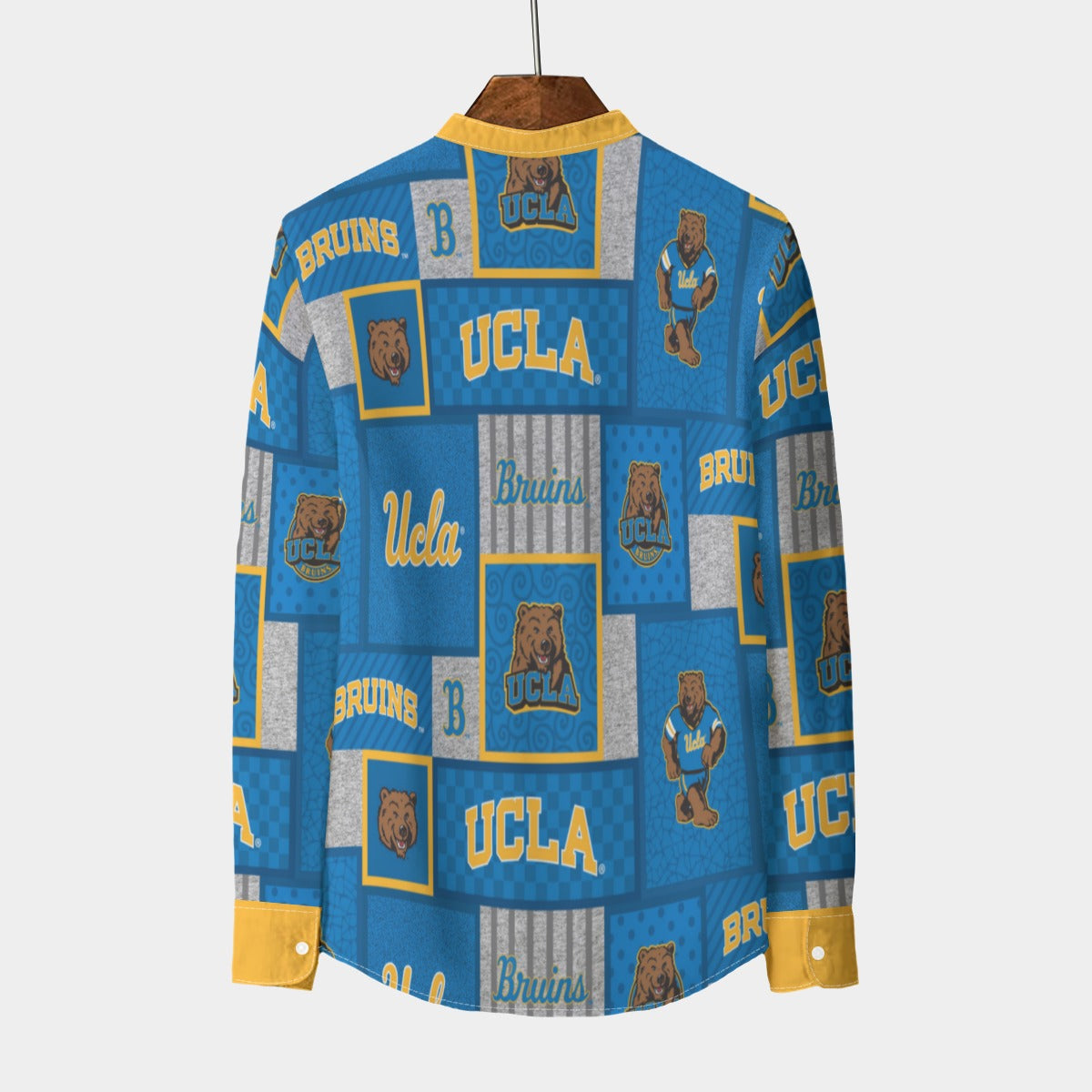 Urban Legend California Los Angeles UCLA Bruins Stand Collar Shirt With Long Sleeve