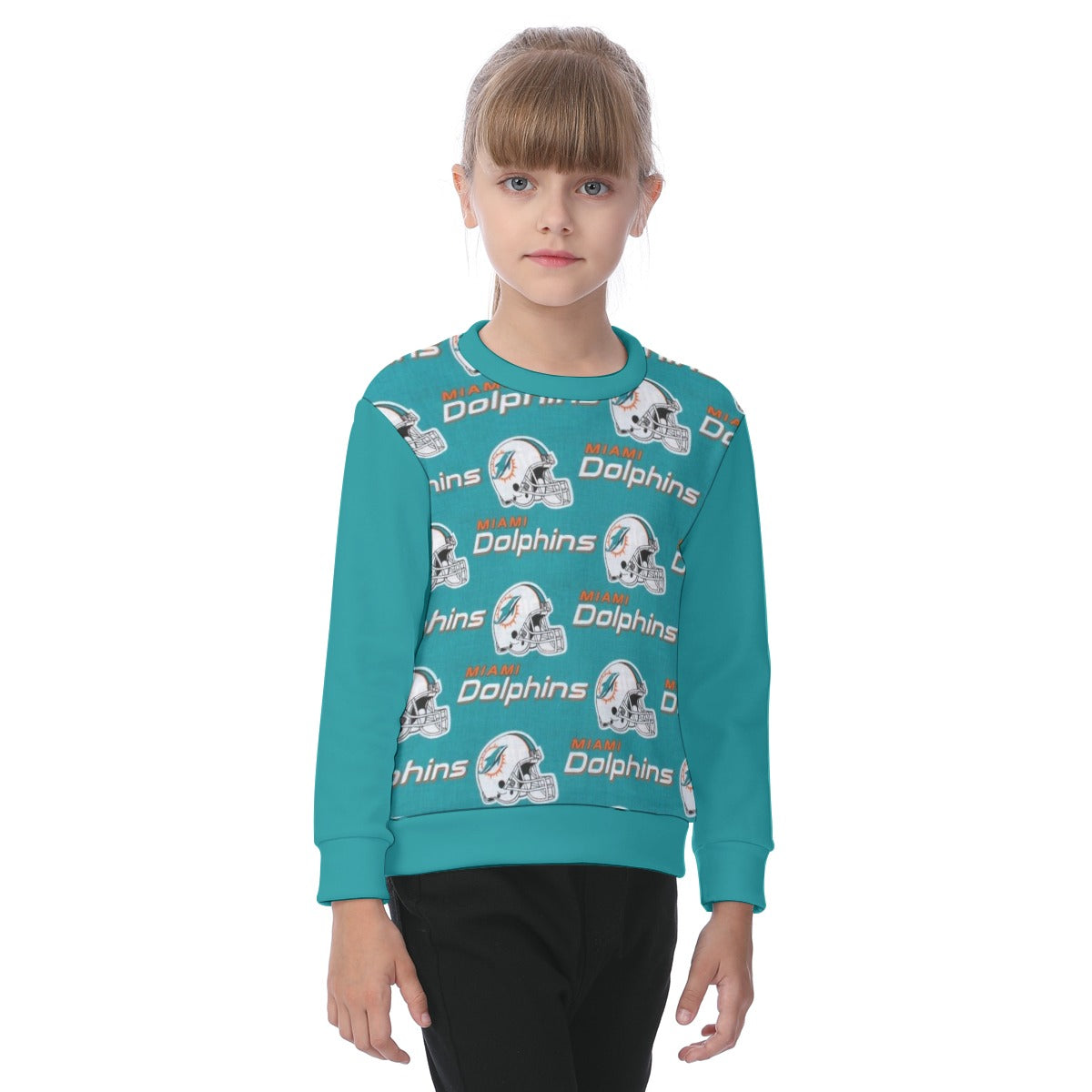Miami Football Game Day All-Over Print Kid's Heavy Fleece Sweatshirt
