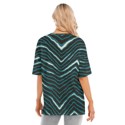 Philadelphia Football Game Day All-Over Print Women's Short Sleeves T-shirt With Hem Split