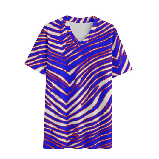 Eco-friendly All-over Print Unisex V-neck T-Shirt