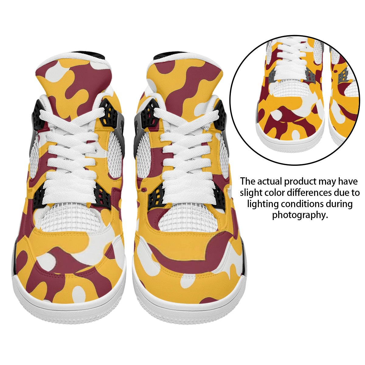 Washington Commanders Men's Air Cushion Basketball Shoes