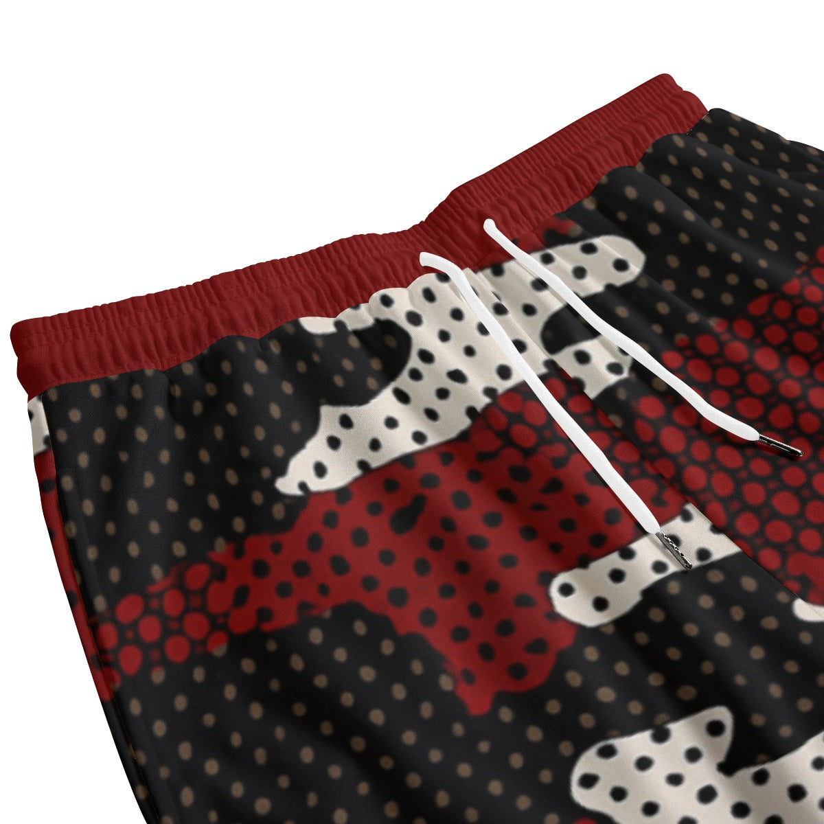 Urban Legend Nebraska Red White Camo Sweatpants With Waistband