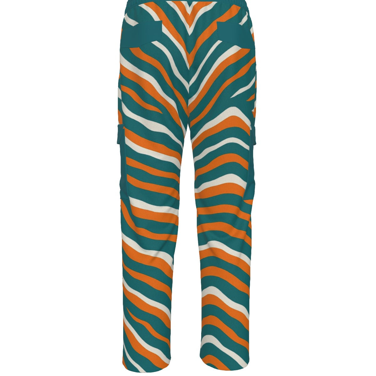 Miami Football Game Day All-Over Print Men's Pocket Cargo Pants