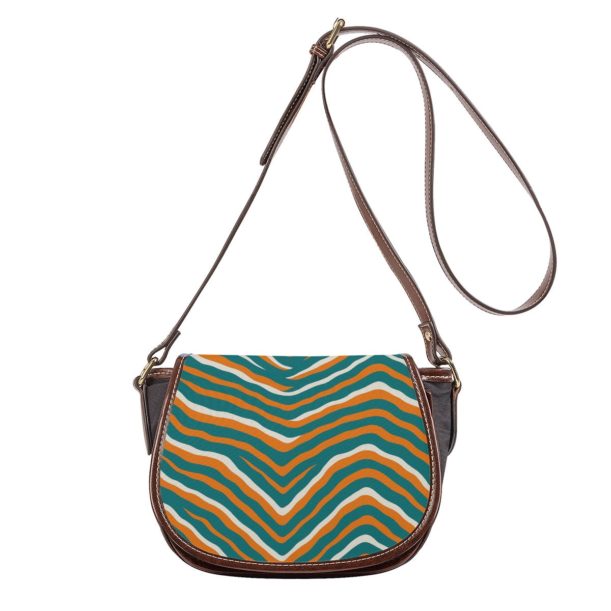 Miami Football Game Day Tambourin Bag With Single Strap