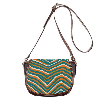 Miami Football Game Day Tambourin Bag With Single Strap