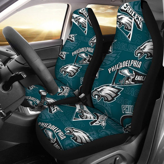 Philadelphia Football Game Day Universal Car Seat Cover With Thickened Back
