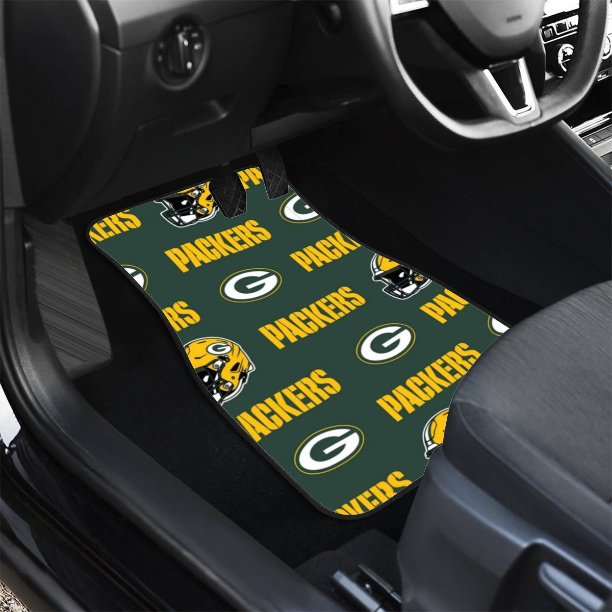 Green Bay Football Game Day Front row car mats (2pcs)