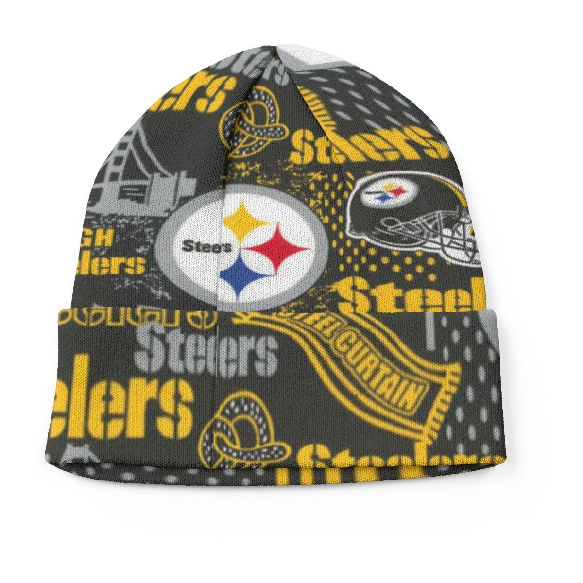 All-Over Print Knitted Hat
