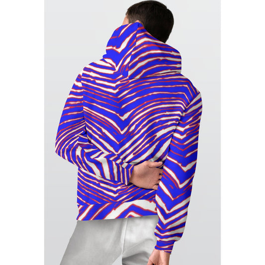 Buffalo Bills Zubaz Men's Thicken Pullover Hoodie