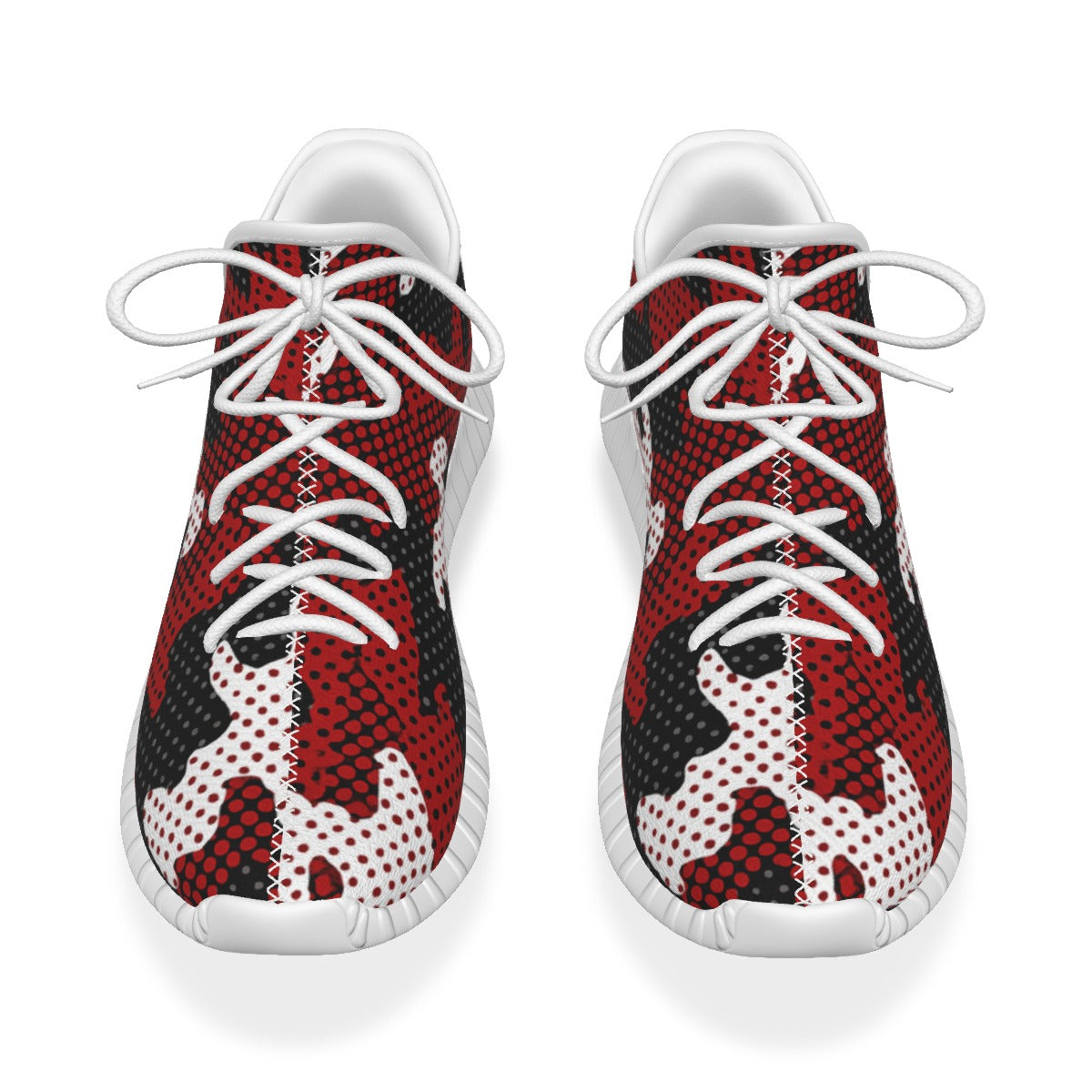 Urban Legend Wisconsin Badgers Red White Black Camo Coconut Sneakers Shoes