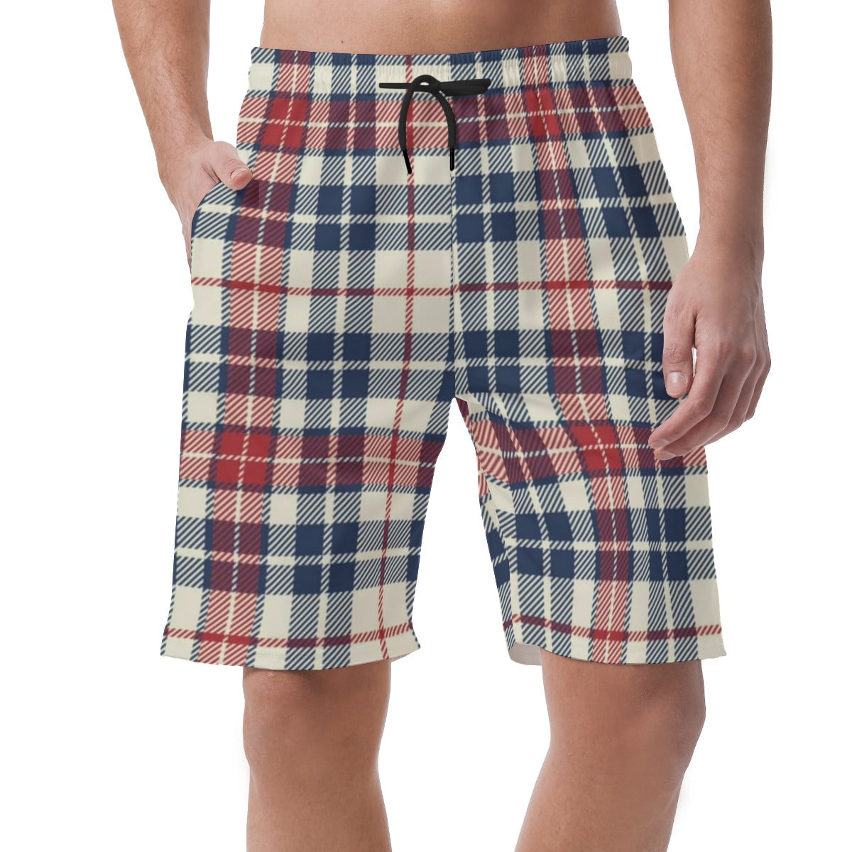 Tartan Plaid  Men's Casual Short Pants
