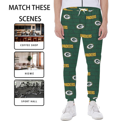 Green Bay Football Game Day All-Over Print Men's Sweatpants