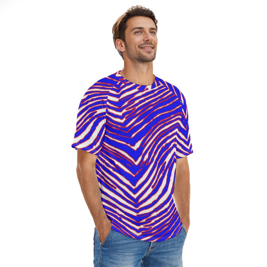 Buffalo Bills Zubaz Men's O-neck Short Sleeve T-shirt