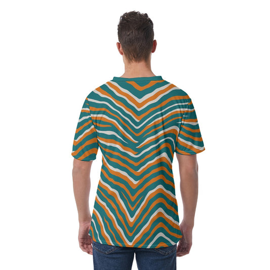 Miami Football Game Day All-Over Print Men's V-Neck T-Shirt