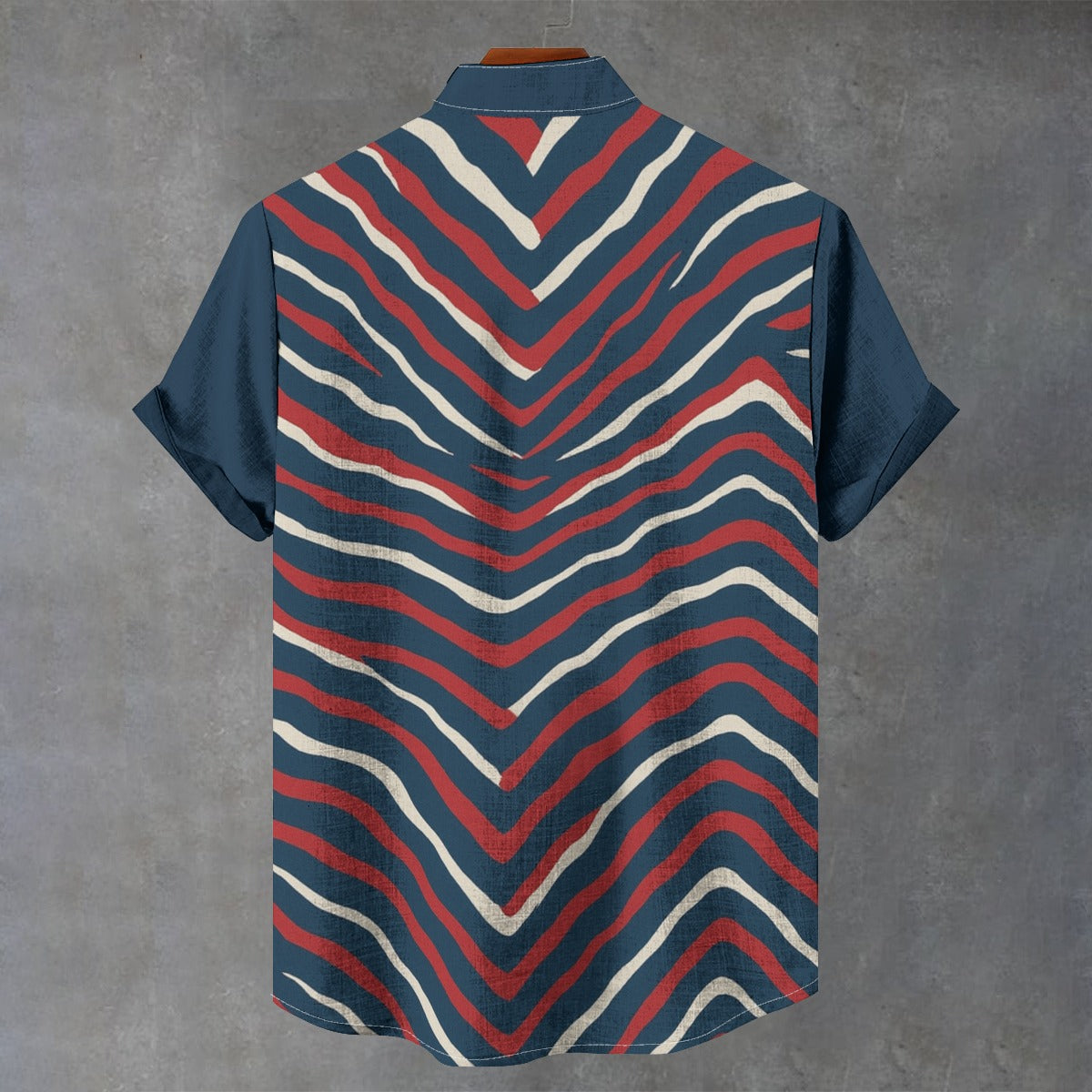 Camisa con Cuello Mao SD Huesca – Tejido Imitación Lino 110GSM