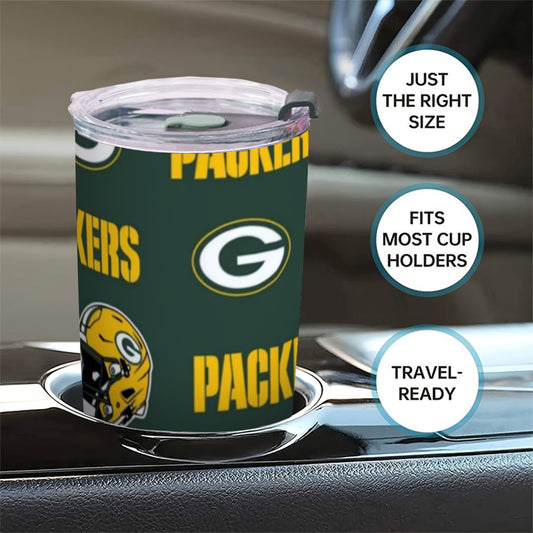 Green Bay Football Game Day Custom 20OZ Tumbler With Sliding Lid For The USA