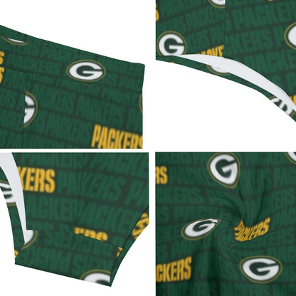 Green Bay Football Game Day All-Over Print Men's Triangle Low-rise Underwear