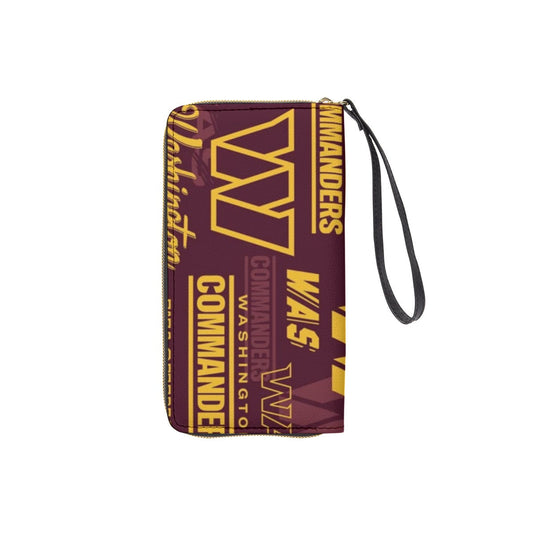 Washington Commanders Long Wallet With Black Hand Strap