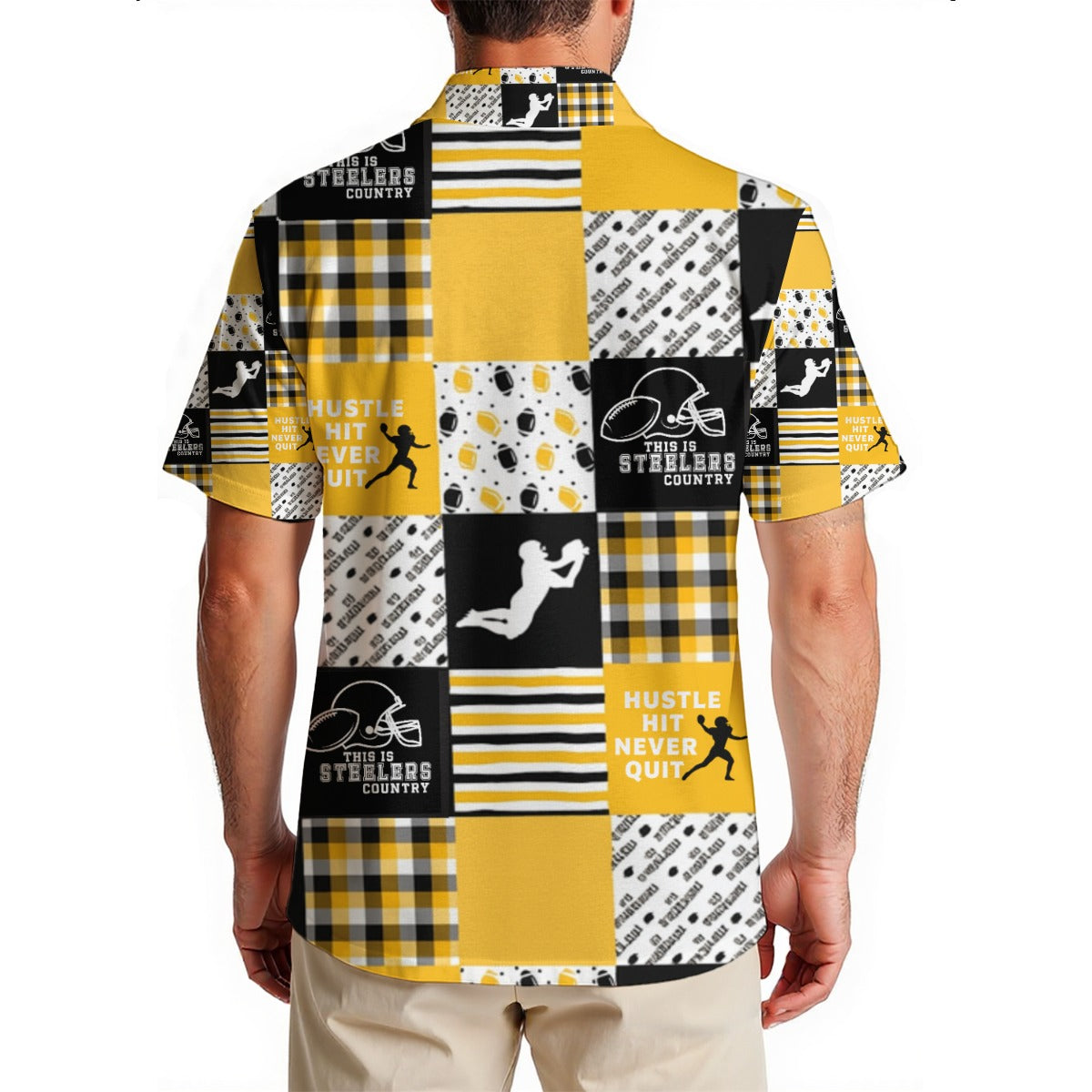 All-Over Print Men's Hawaiian Shirt|150GSM