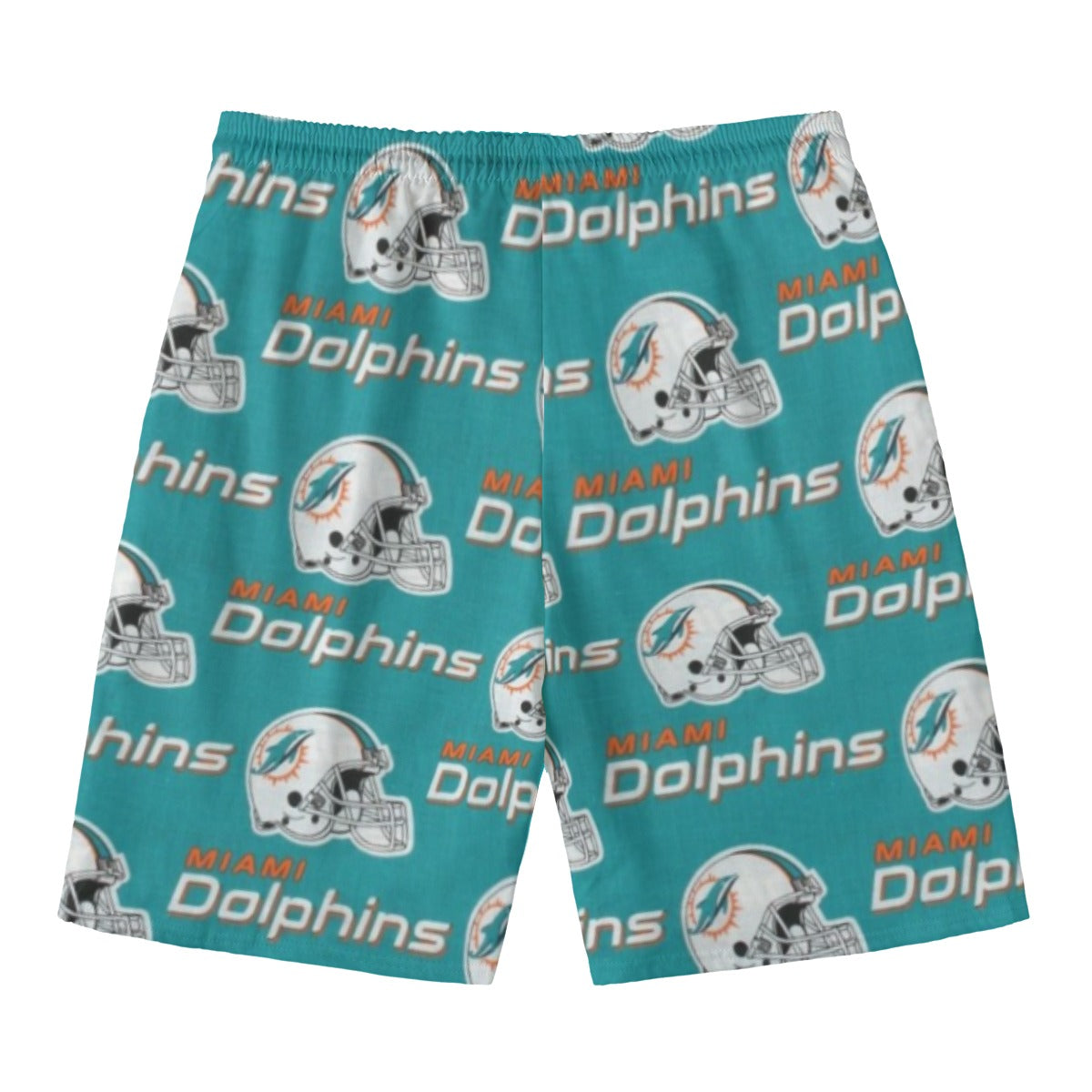 Miami Football Game Day All-Over Print Men‘s Beach Shorts With Lining