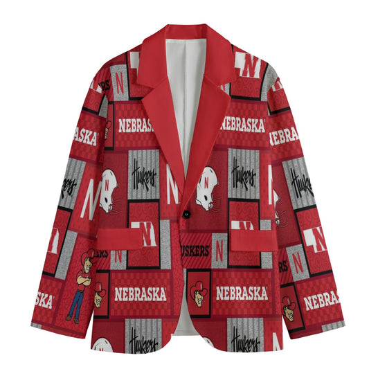 Nebraska Lincoln - Cornhuskers Lapel Collar Blazer