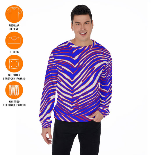 Buffalo Bills Zubaz Men's Thicken Sweater