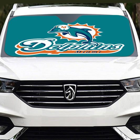 Miami Football Game Day Windshield Sunshade | 137cm(53.9”)