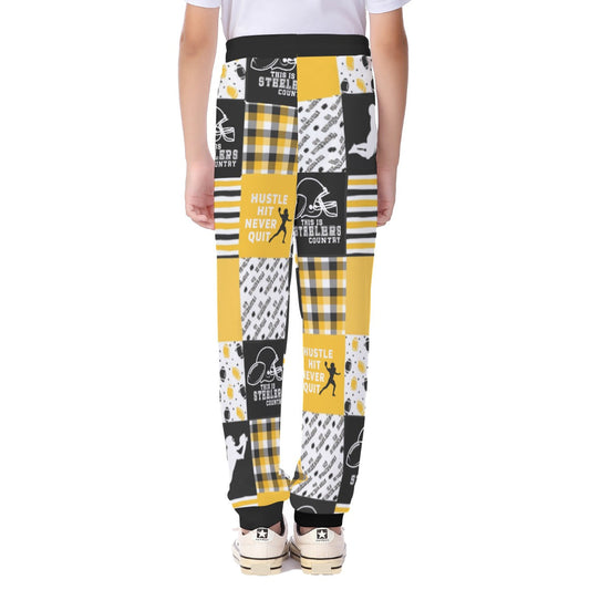 Pittsburgh Steelers All-Over Print Kid's Casual Pants