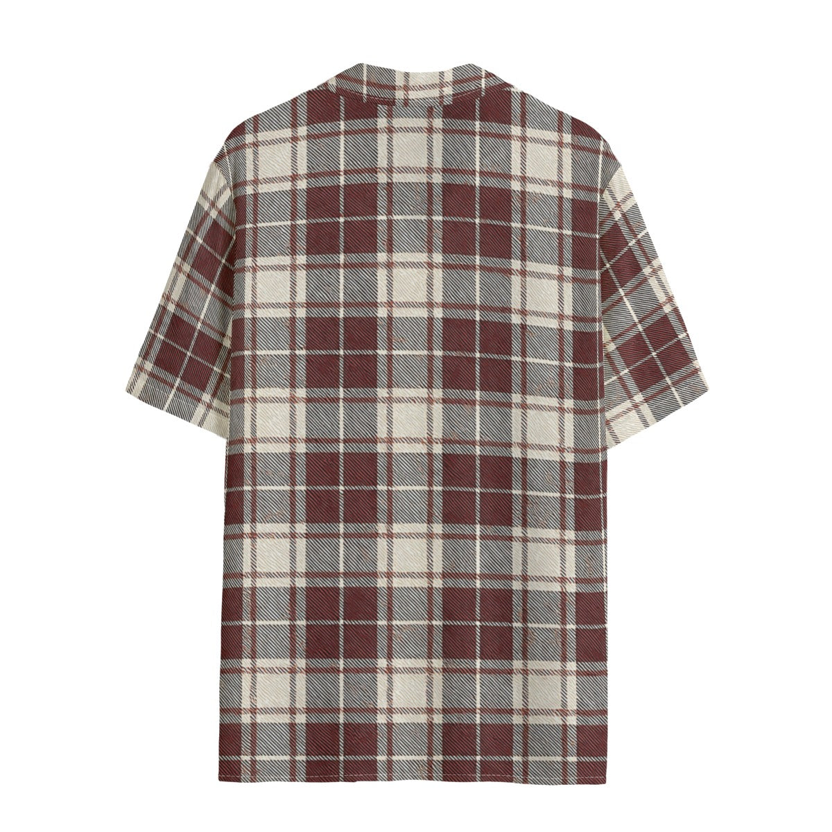 Oklahoma Tartan Plaid Sooners Women's Hawaii Shirt | Rayon