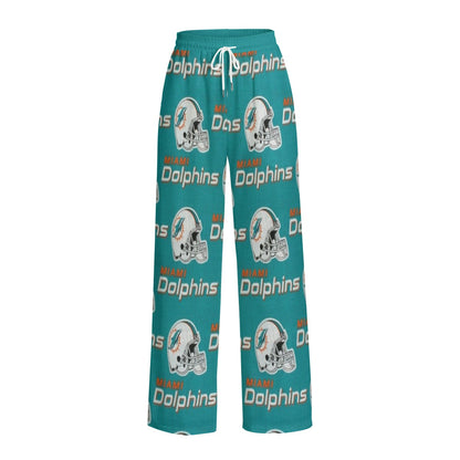 Miami Football Game Day All-Over Print Men's Straight pants