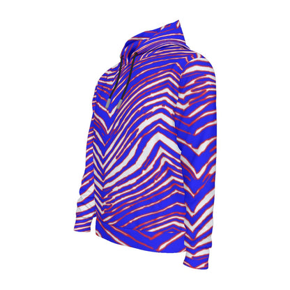 Buffalo Bills Zubaz Men's Thicken Pullover Hoodie With Inner Hood