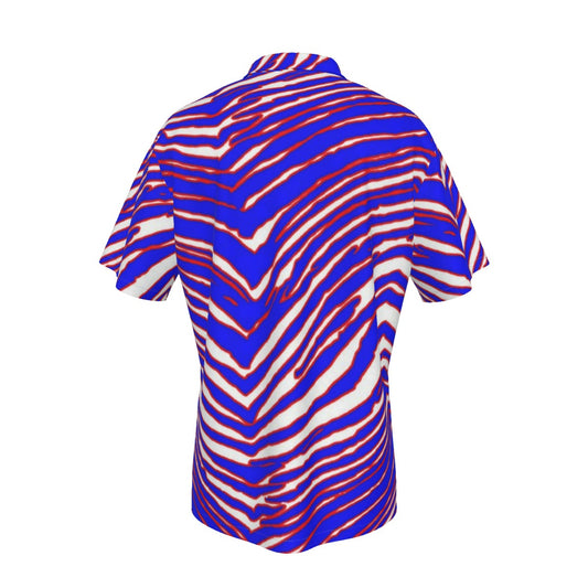 Buffalo Bills Zubaz Men's Hawaiian Shirt With Pocket
