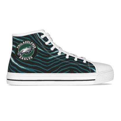 Philadelphia Football Game Day Kid's Canvas Shoes