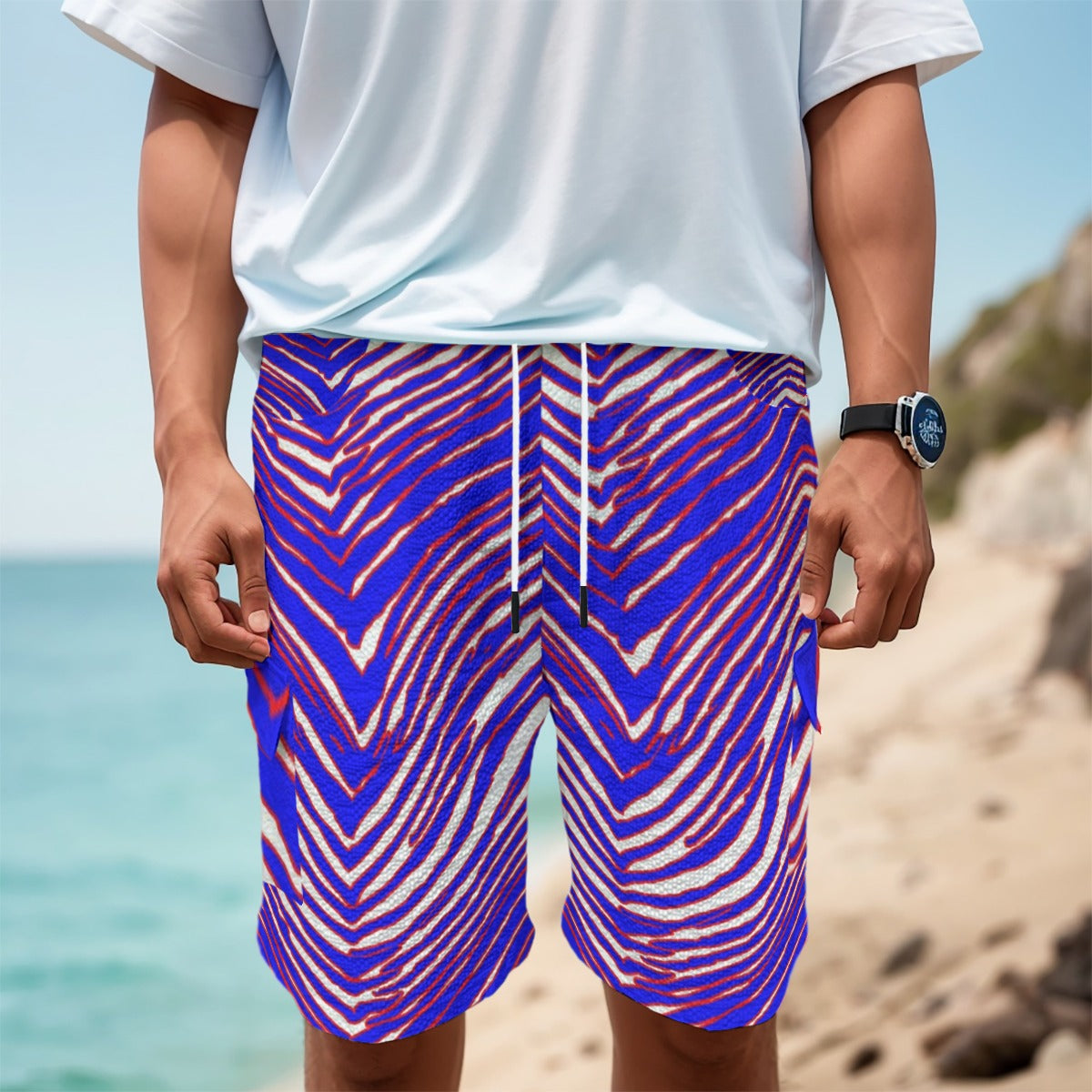 Buffalo Bills Zubaz Men's Cargo Shorts