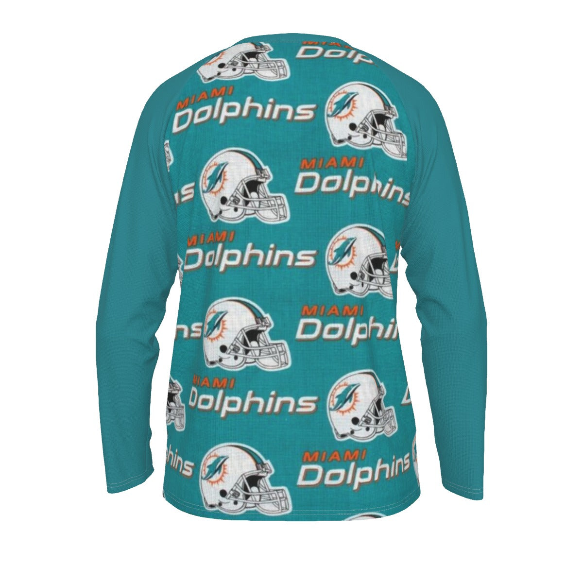 Miami Football Game Day All-Over Print Men's Long Sleeve T-shirt With Raglan Sleeve