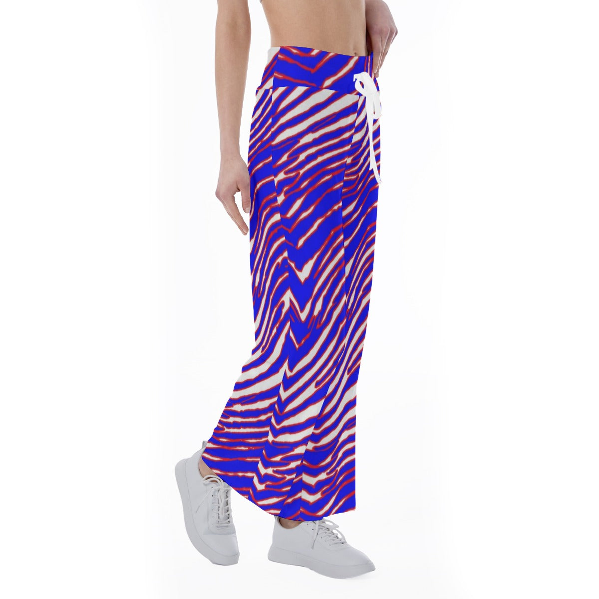 Buffalo Bills Zubaz Women's High-waisted Straight-leg Trousers