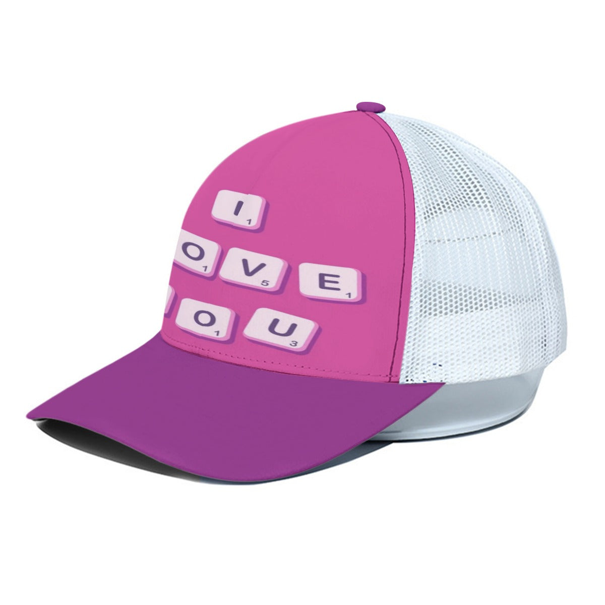 I Love You Trucker Hat – Romantic Gift Cap for Couples and Dreamers