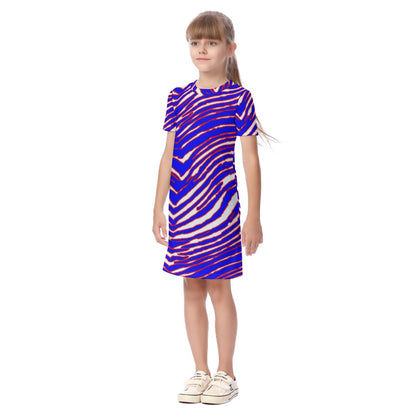 Buffalo Bills Zubaz Kid's Short Sleeve Dress