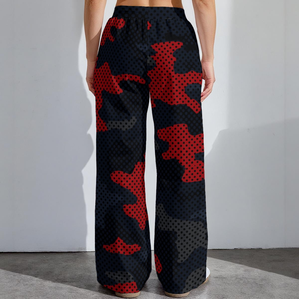 Connecticut - Huskies camo Women's High-Stretch Casual Pants|290GSM