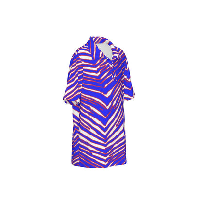 Buffalo Bills Zubaz Teenage Polo Collar Jersey |210GSM