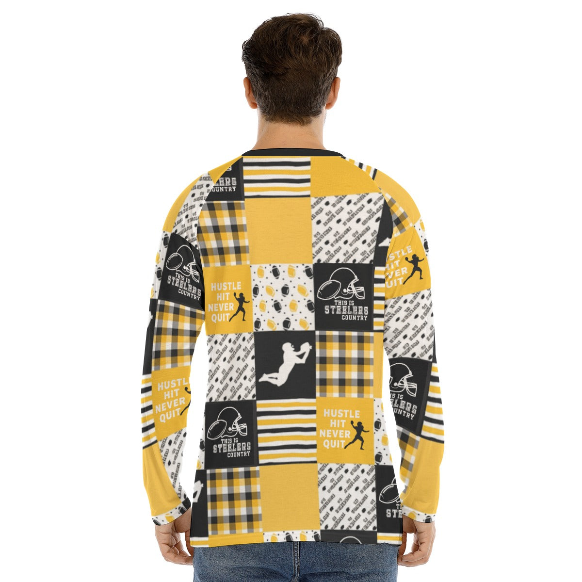 All-Over Print Men's Long Sleeve T-shirt With Raglan Sleeve