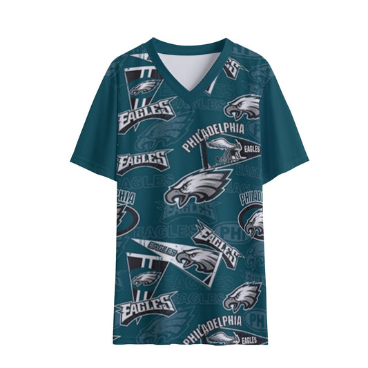 Philadelphia Football Game Day All-Over Print Kid's V-neck T-shirt