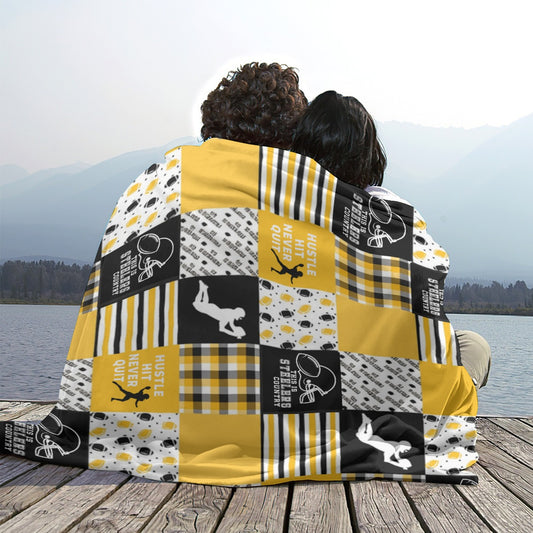 Single-Side Printing Flannel Blanket