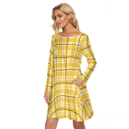 All-Over Print Women's Crew Neck Dress