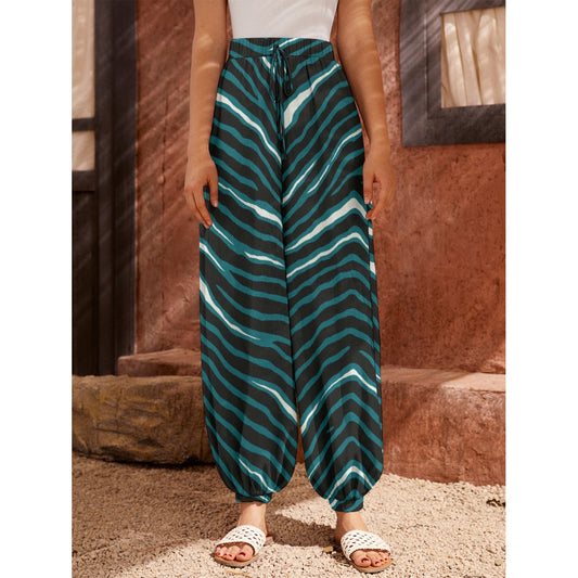 Philadelphia Football Game Day All-Over Print Women's Carrot Pants with Pockets
