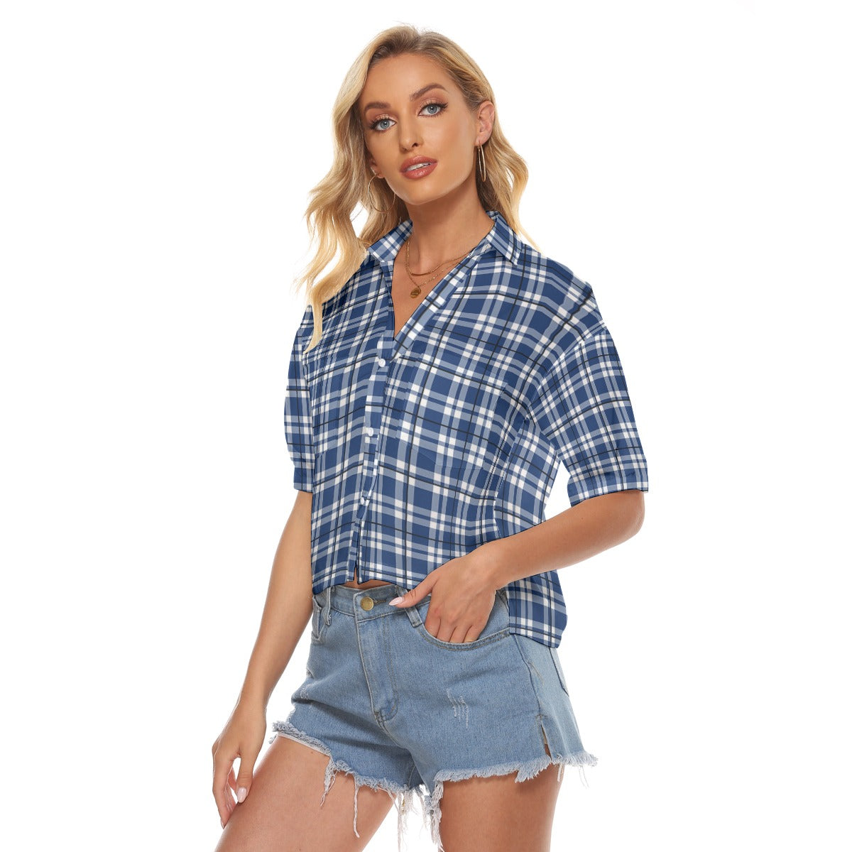 Arizona Wildcats Tartan Plaid Women's V-Neck Shirt – College Heritage Streetwear Style