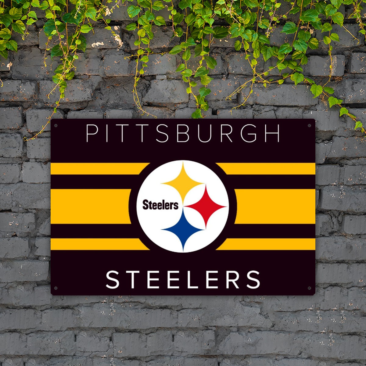 Pittsburgh Steelers Rectangular Metal Hanging Painting For The USA 3:2