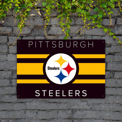 Pittsburgh Steelers Rectangular Metal Hanging Painting For The USA 3:2